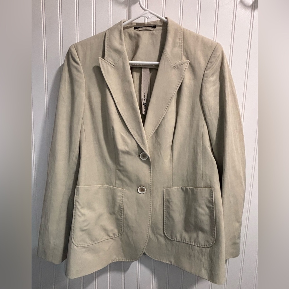 Women's Beige Luisa Cerano Blazer